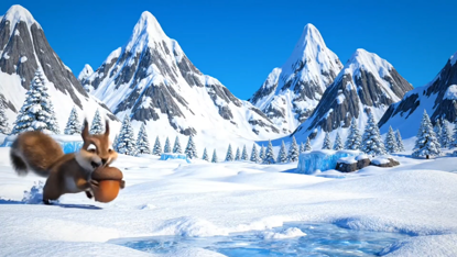 Snow Squirrel Projection